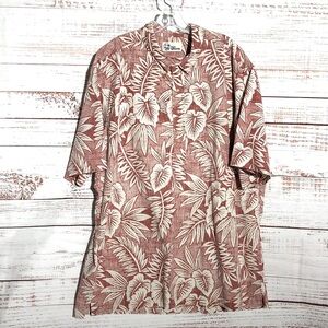 Authentic Reyn Spooner Hawaii 4 button down shirt 3xl NWOT Red